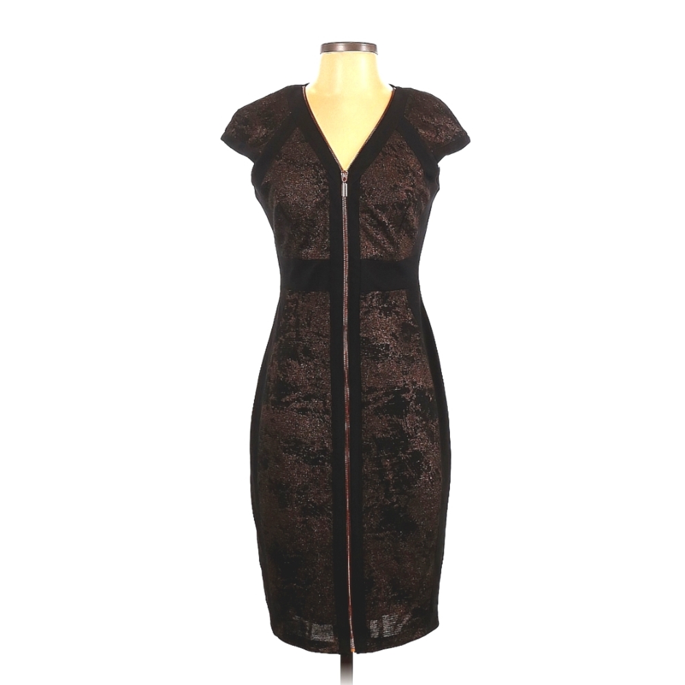 JAX Black and copper dress, size 4